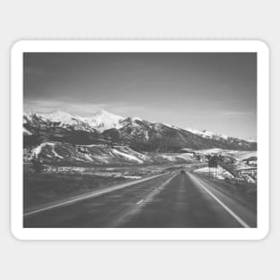 Colorado Mountains Road V2 Landscape Photography Sticker